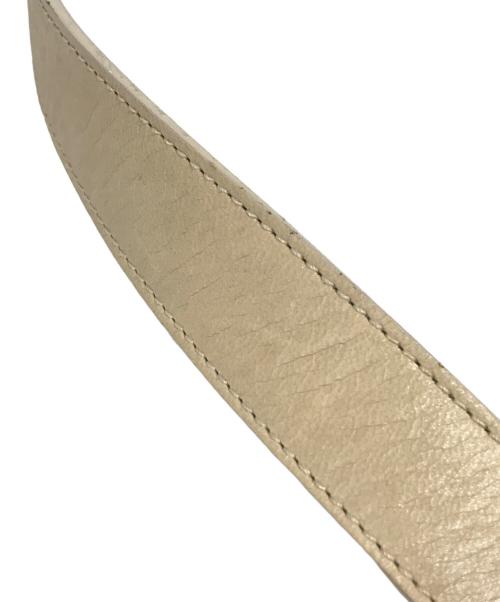 PRADA（プラダ）PRADA (プラダ) レザーベルト ベージュ サイズ:下記参照の古着・服飾アイテム