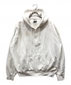 AURALEE×5525galleryオーラリー×ゴーゴーニーゴーギャラリー）の古着「ジップパーカー」｜ホワイト