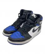 NIKEナイキ）の古着「Air Jordan 1 Retro High OG "Royal Toe"」｜ブラック×ブルー