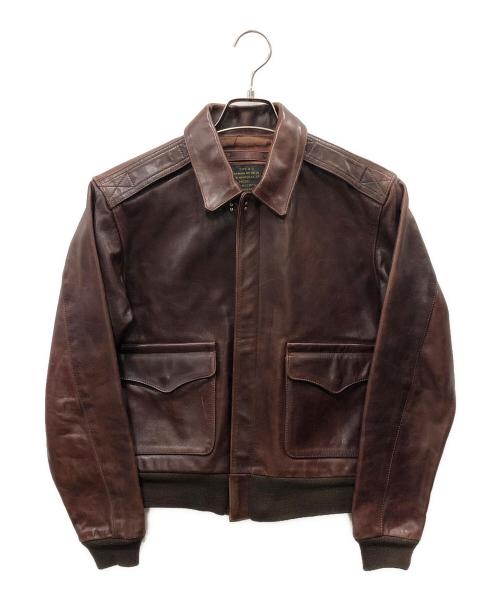 B-McCOY’S（ビーマッコイズ）B-McCOY’S (ビーマッコイズ) TYPE-A2フライトジャケット ブラウン サイズ:36の古着・服飾アイテム