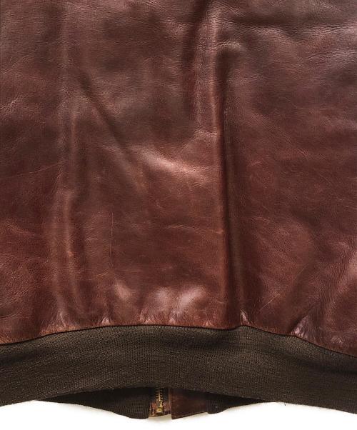 B-McCOY’S（ビーマッコイズ）B-McCOY’S (ビーマッコイズ) TYPE-A2フライトジャケット ブラウン サイズ:36の古着・服飾アイテム