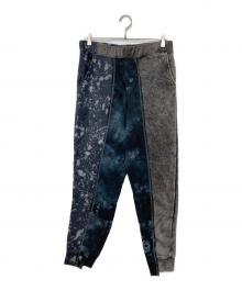 Rebuild by Needles（リビルドバイニードルス）の古着「REMAKE BLEACHED SWEAT PANTS」｜グレー