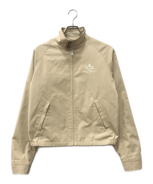 PRADA（プラダ）PRADA (プラダ) Cotton blend jacket ベージュ サイズ:46の古着・服飾アイテム