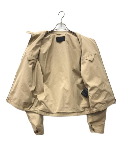 PRADA（プラダ）PRADA (プラダ) Cotton blend jacket ベージュ サイズ:46の古着・服飾アイテム
