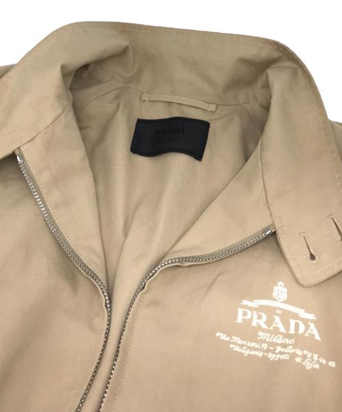 PRADA（プラダ）PRADA (プラダ) Cotton blend jacket ベージュ サイズ:46の古着・服飾アイテム