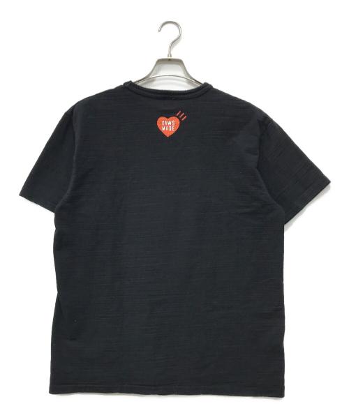 HUMAN MADE（ヒューマンメイド）HUMAN MADE (ヒューマンメイド) KAWS (カウズ) BEARプリントTシャツ ブラック サイズ:XLの古着・服飾アイテム