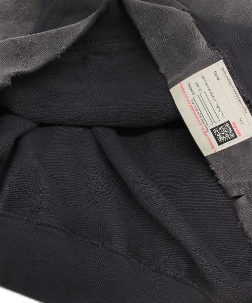 MIHARA YASUHIRO（ミハラヤスヒロ）MIHARA YASUHIRO (ミハラヤスヒロ) SUN FADED HALF ZIP HOODIE ブラック サイズ:46の古着・服飾アイテム