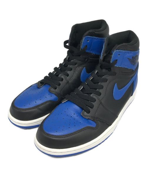 NIKE（ナイキ）NIKE (ナイキ) JORDAN 1 RETRO HIGH OG ROYAL ブルー×ブラック サイズ:27.5cmの古着・服飾アイテム