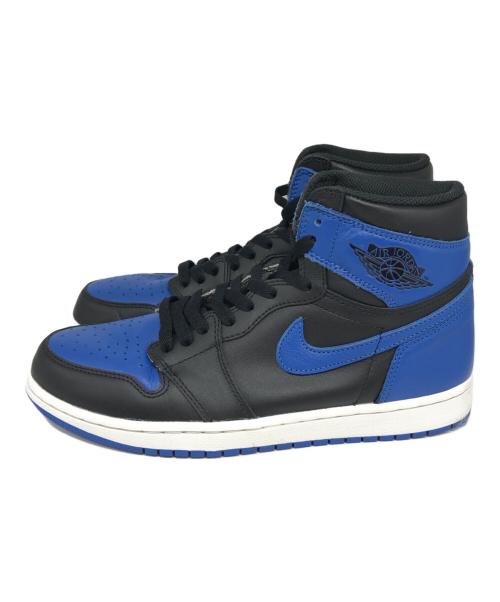 NIKE（ナイキ）NIKE (ナイキ) JORDAN 1 RETRO HIGH OG ROYAL ブルー×ブラック サイズ:27.5cmの古着・服飾アイテム