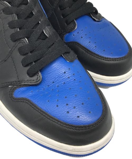 NIKE（ナイキ）NIKE (ナイキ) JORDAN 1 RETRO HIGH OG ROYAL ブルー×ブラック サイズ:27.5cmの古着・服飾アイテム