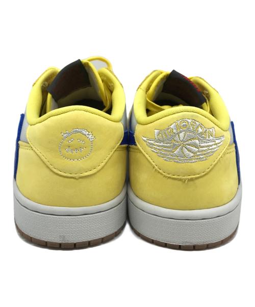 NIKE（ナイキ）NIKE (ナイキ) TRAVIS SCOTT (トラヴィス・スコット) AIR JORDAN 1 RETRO LOW OG CANARY イエロー サイズ:27cmの古着・服飾アイテム