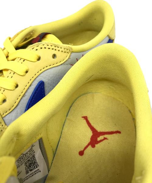 NIKE（ナイキ）NIKE (ナイキ) TRAVIS SCOTT (トラヴィス・スコット) AIR JORDAN 1 RETRO LOW OG CANARY イエロー サイズ:27cmの古着・服飾アイテム