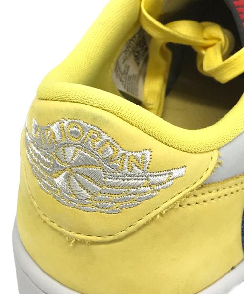 NIKE（ナイキ）NIKE (ナイキ) TRAVIS SCOTT (トラヴィス・スコット) AIR JORDAN 1 RETRO LOW OG CANARY イエロー サイズ:27cmの古着・服飾アイテム