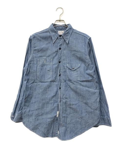 BIG YANK（ビッグヤンク）BIG YANK (ビッグヤンク) ANATOMICA (アナトミカ) 長袖シャンブレーワークシャツ ブルー サイズ:15 1/2の古着・服飾アイテム