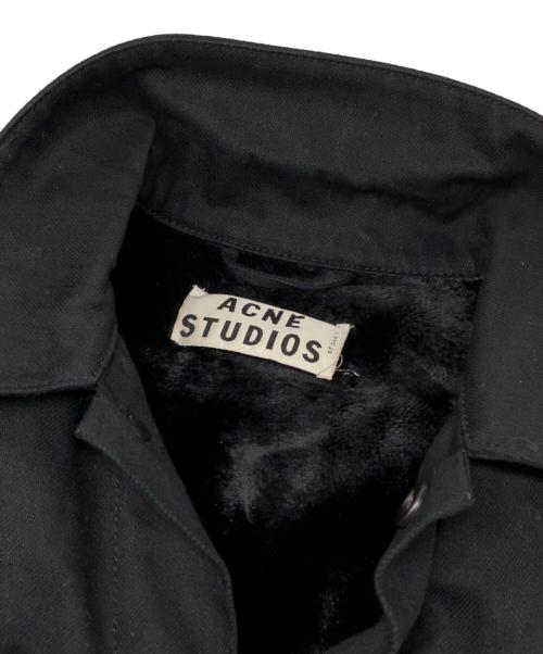 Acne studios（アクネ ストゥディオス）ACNE STUDIOS (アクネ ストゥディオス) トラッカージャケット ブラック サイズ:48の古着・服飾アイテム