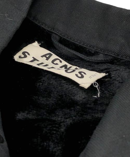 Acne studios（アクネ ストゥディオス）ACNE STUDIOS (アクネ ストゥディオス) トラッカージャケット ブラック サイズ:48の古着・服飾アイテム