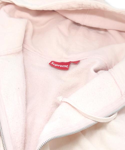 SUPREME（シュプリーム）Supreme (シュプリーム) Small Box Zip Up Hooded Sweatshirt ピンク サイズ:Lの古着・服飾アイテム