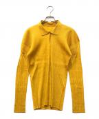 PLEATS PLEASEプリーツプリーズ）の古着「プリーツカットソー」｜マスタード