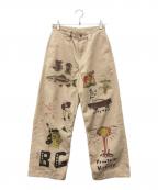 WESTOVERALLS×Are You Differentウエストオーバーオールズ×アーユーディファレント）の古着「別注 コーデュロイパンツ」｜ベージュ