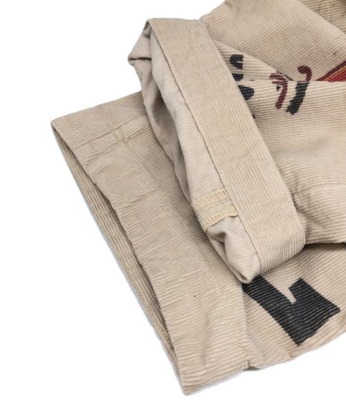 WESTOVERALLS（ウエストオーバーオールズ）WESTOVERALLS (ウエストオーバーオールズ) Are You Different (アーユーディファレント) 別注 コーデュロイパンツ ベージュ サイズ:W26の古着・服飾アイテム