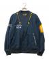 AVIREX（アヴィレックス）の古着「REMODEL BOMBER JACKET」｜ネイビー