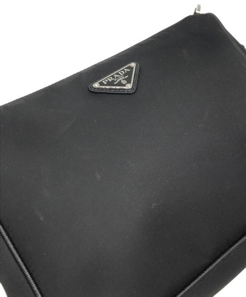 PRADA（プラダ）PRADA (プラダ) リナイロン サフィアーノショルダーバッグ ブラック サイズ:下記参照の古着・服飾アイテム