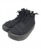 BELLY BUTTONベリーボタン）の古着「デザインミドルブーツ」｜ブラック