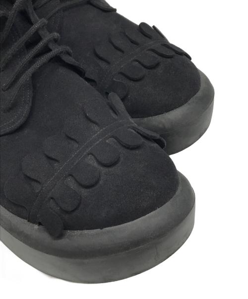 BELLY BUTTON（ベリーボタン）BELLY BUTTON (ベリーボタン) デザインミドルブーツ ブラック サイズ:24.5の古着・服飾アイテム