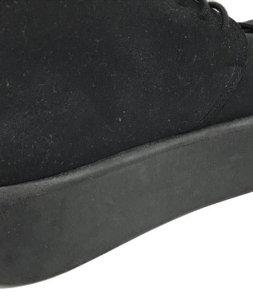 BELLY BUTTON（ベリーボタン）BELLY BUTTON (ベリーボタン) デザインミドルブーツ ブラック サイズ:24.5の古着・服飾アイテム