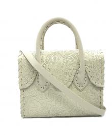 Carving Tribes（カービングトライブス）の古着「2WAYカービングショルダーバッグ」｜オフホワイト