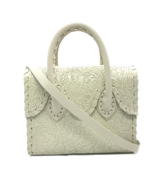 Carving Tribes（カービングトライブス）Carving Tribes (カービングトライブス) 2WAYカービングショルダーバッグ オフホワイト サイズ:下記参照の古着・服飾アイテム