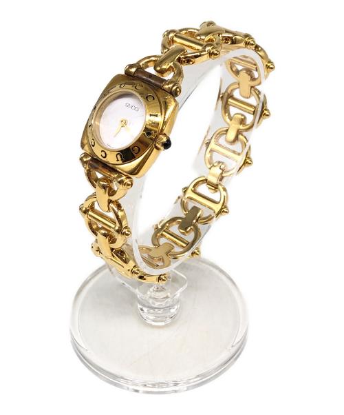 GUCCI（グッチ）GUCCI (グッチ) ホースビット リストウォッチ ホワイト サイズ:下記参照の古着・服飾アイテム