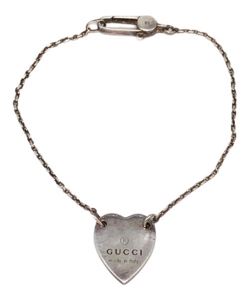 GUCCI（グッチ）GUCCI (グッチ) ハートペンダントブレスレット サイズ:下記参照の古着・服飾アイテム