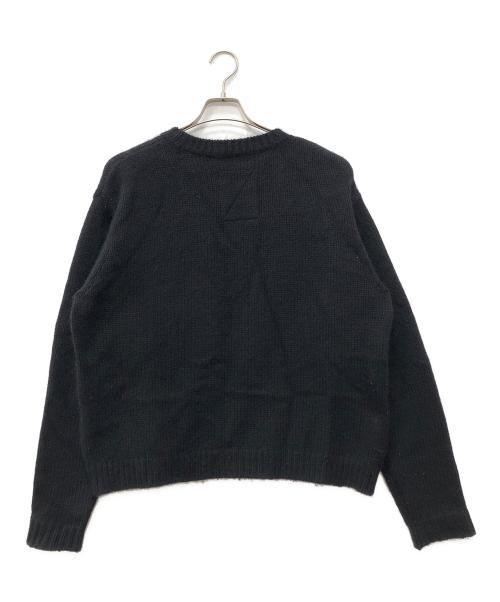 SOSHIOTSUKI（ソウシ オオツキ）SOSHIOTSUKI (ソウシ オオツキ) NECKTIE HOLE KNIT ブラック サイズ:44の古着・服飾アイテム