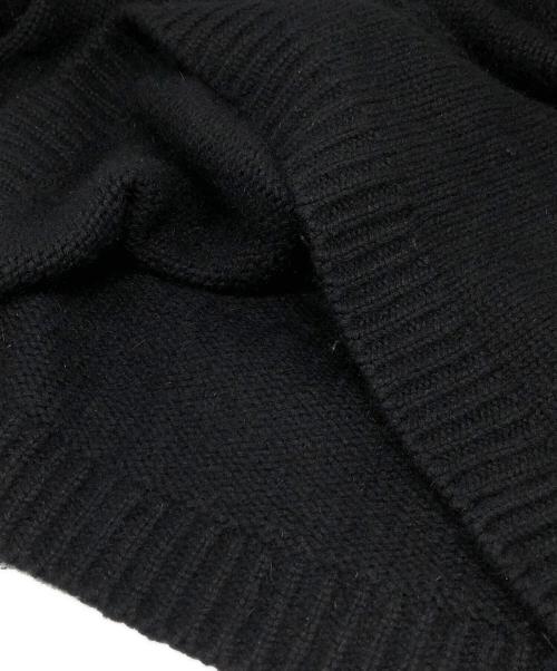 SOSHIOTSUKI（ソウシ オオツキ）SOSHIOTSUKI (ソウシ オオツキ) NECKTIE HOLE KNIT ブラック サイズ:44の古着・服飾アイテム