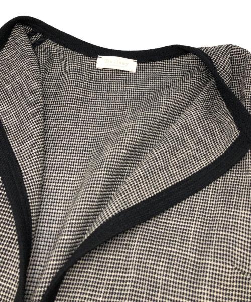 BALLSEY（ボールジィ）BALLSEY (ボールジィ) カラミ ノーカラージャケット ベージュ サイズ:36の古着・服飾アイテム