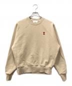 AMIPARISアミパリス）の古着「クルーネックスウェット」｜ベージュ