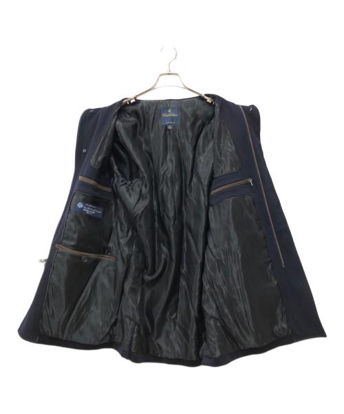 BROOKS BROTHERS（ブルックスブラザーズ）BROOKS BROTHERS (ブルックスブラザーズ) LORO PIANA (ロロピアーナ) ウールステンカラーコート ネイビー サイズ:Mの古着・服飾アイテム