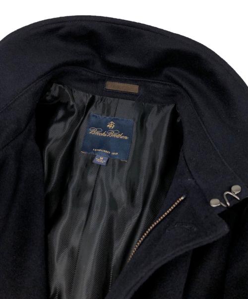 BROOKS BROTHERS（ブルックスブラザーズ）BROOKS BROTHERS (ブルックスブラザーズ) LORO PIANA (ロロピアーナ) ウールステンカラーコート ネイビー サイズ:Mの古着・服飾アイテム
