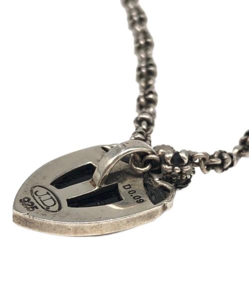 JUSTIN DAVIS（ジャスティンデイビス）JUSTIN DAVIS (ジャスティンデイビス) クラウンシールドプレートネックレス シルバー サイズ:下記参照の古着・服飾アイテム