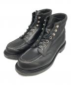 RED WINGレッドウィング）の古着「6inch moc supersole boots」｜ブラック