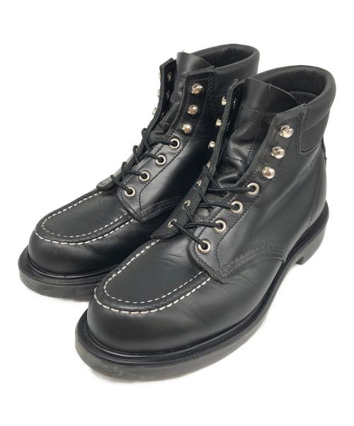 RED WING（レッドウィング）RED WING (レッドウィング) 6inch moc supersole boots ブラック サイズ:26.5cmの古着・服飾アイテム