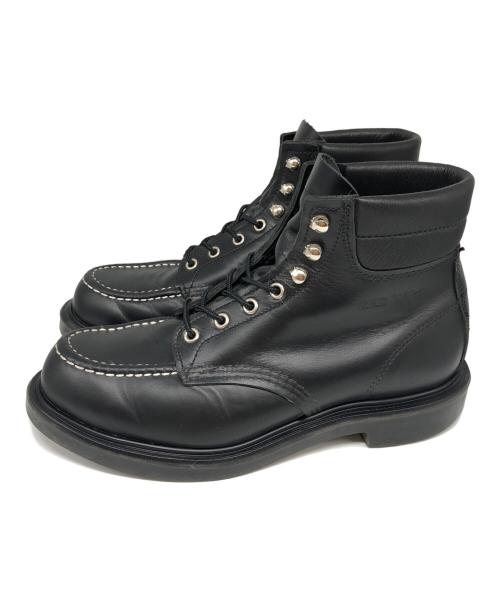 RED WING（レッドウィング）RED WING (レッドウィング) 6inch moc supersole boots ブラック サイズ:26.5cmの古着・服飾アイテム