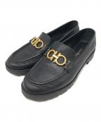 Salvatore Ferragamoサルヴァトーレ フェラガモ）の古着「ガンチーニローファー」｜ブラック