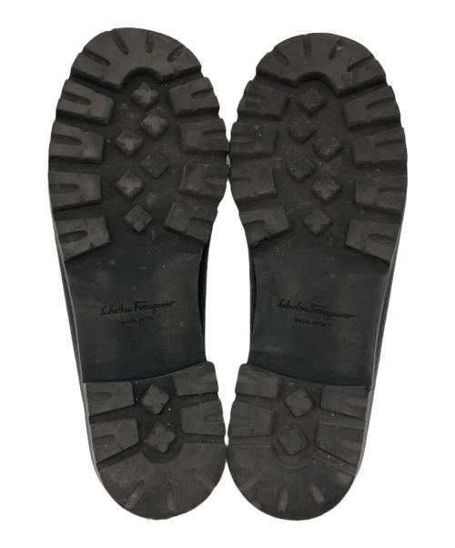 Salvatore Ferragamo（サルヴァトーレ フェラガモ）Salvatore Ferragamo (サルヴァトーレ フェラガモ) ガンチーニローファー ブラック サイズ:4 1/2の古着・服飾アイテム