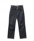 JOHN LAWRENCE SULLIVANジョン ローレンス サリバン）の古着「RIGID DENIM TRIPLE STACKED PANTS」｜インディゴ
