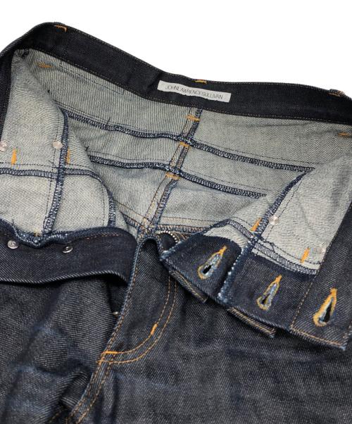 JOHN LAWRENCE SULLIVAN（ジョン ローレンス サリバン）JOHN LAWRENCE SULLIVAN (ジョン ローレンス サリバン) RIGID DENIM TRIPLE STACKED PANTS インディゴ サイズ:46の古着・服飾アイテム