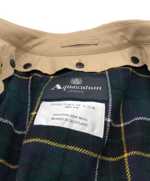 Aquascutum（アクアスキュータム）Aquascutum (アクアスキュータム) ライナー付トレンチコート ベージュ サイズ:SIZE6の古着・服飾アイテム