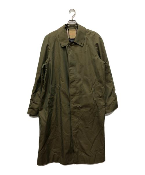 Burberry's（バーバリー）Burberry's (バーバリーズ) ステンカラーコート グリーン サイズ:不明の古着・服飾アイテム