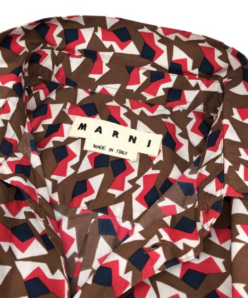 MARNI（マルニ）MARNI (マルニ) 総柄シャツ ベージュ サイズ:52の古着・服飾アイテム